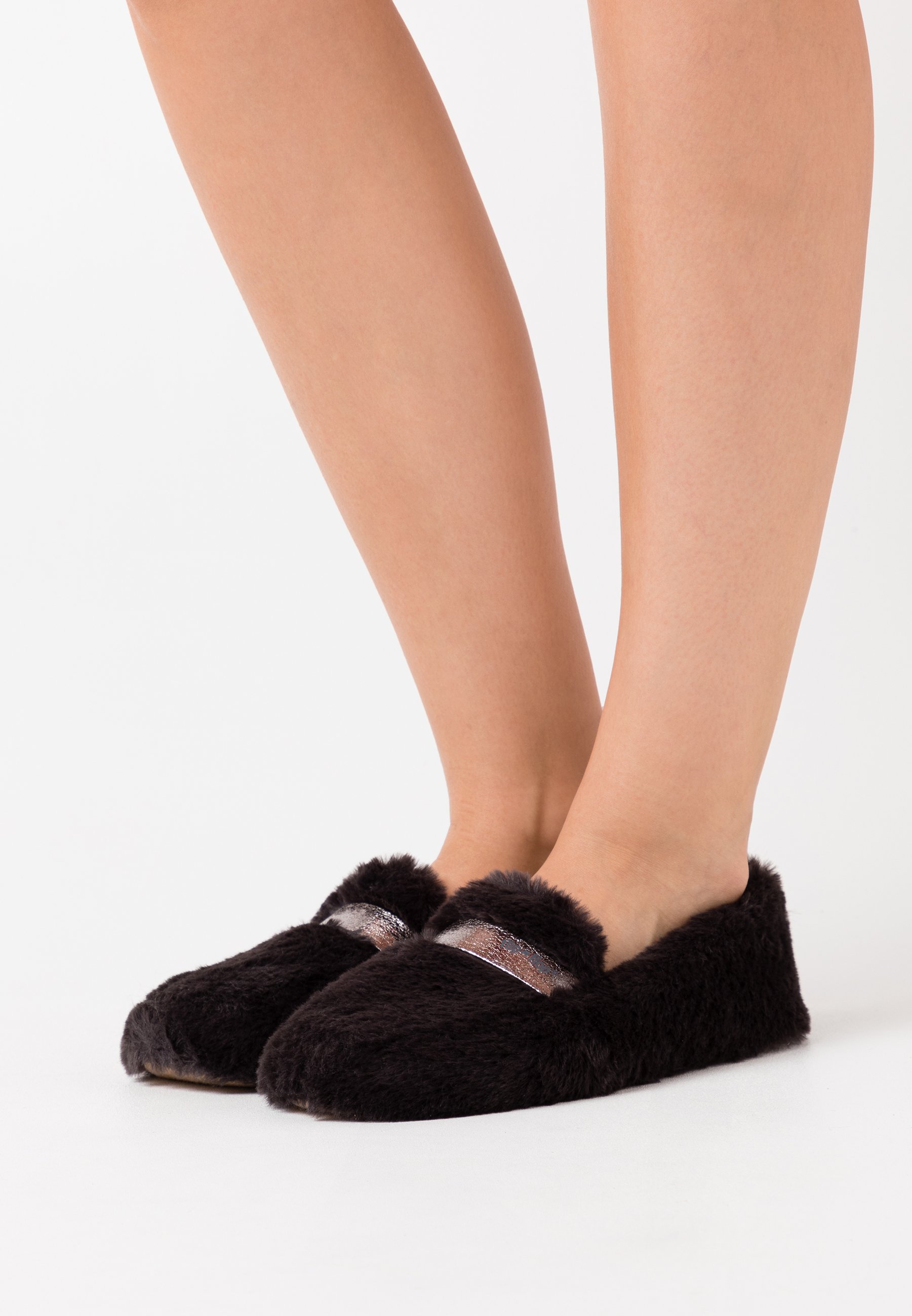 flip*flop LOAFER MOUSE - Tøfler - black flip*flop LOAFER MOUSE - Tøfler - black