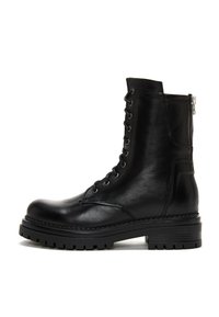 Botas con cordones - black