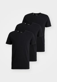 SLHROLAND O NECK TEE 3 PACK  - Pamata T-krekls - black