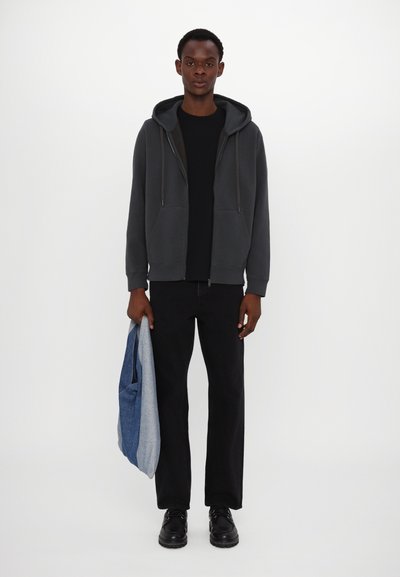 Zadig & Voltaire SACHA ZIP - Zip-up sweatshirt - carbone