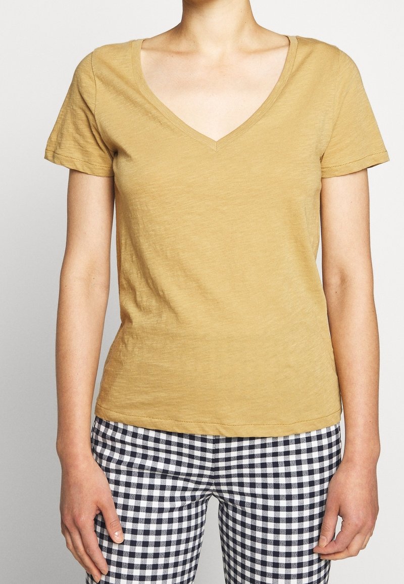 J.CREW Jednoduché tričko - brown