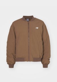 GRAPHIC JACKET - Bomber dzseki - dark mushtoom