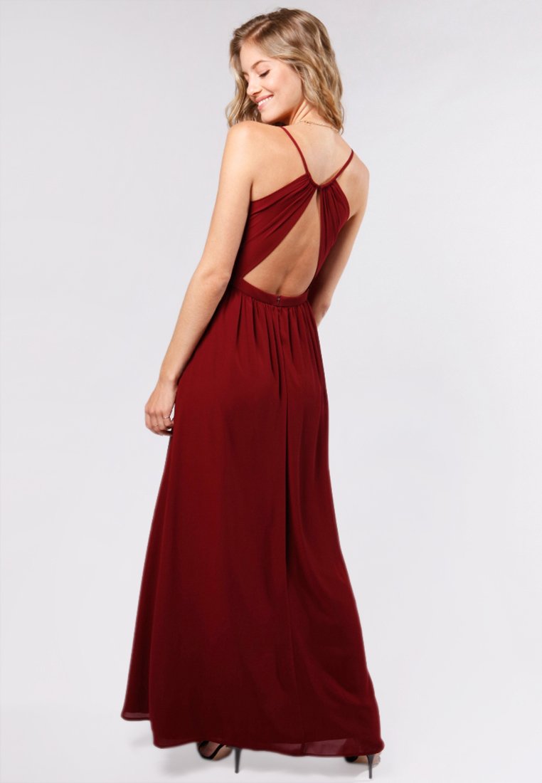 Young Couture by Barbara Schwarzer Vestito lungo - bordeaux - Zalando.it