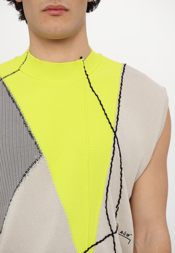 OVERSTITCH - Waistcoat - beige bone4