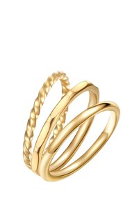 3ER SET  - Inel - gold-coloured