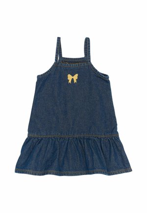 RAYA STRAP - Rochie din denim - medium blue denim