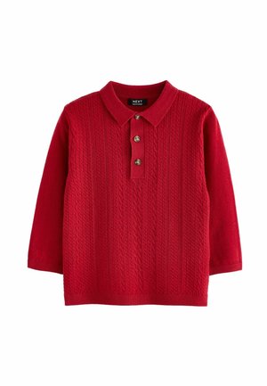 CABLE- REGULAR FIT - Hosszú ujjú felső - red