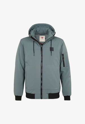 Petrol Industries, HOODED BOMBER JACKET IRONVALLEY - Jas - steel green