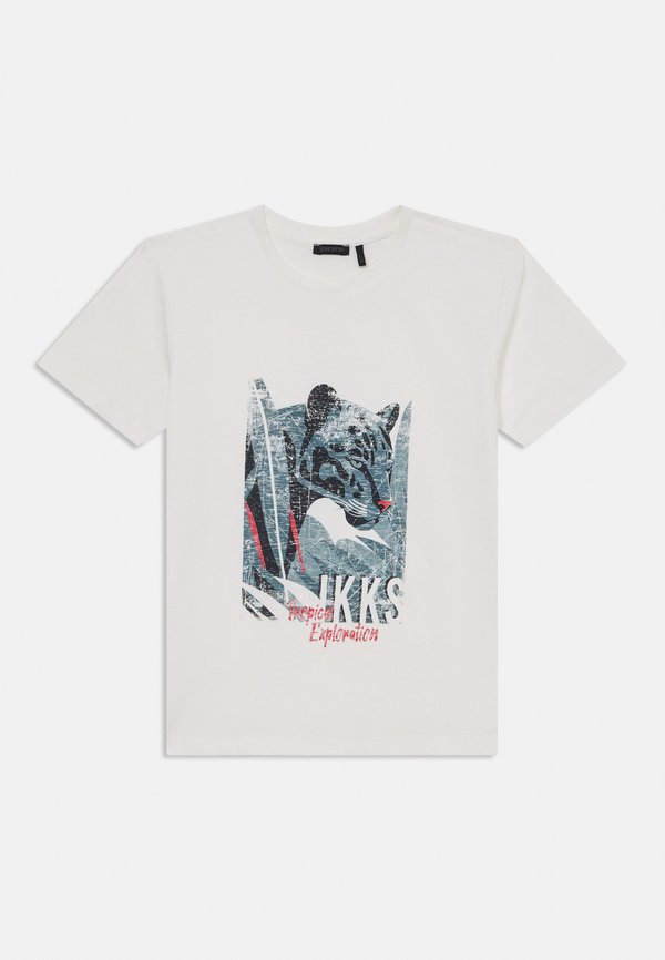 TEE - Print T-shirt - blanc