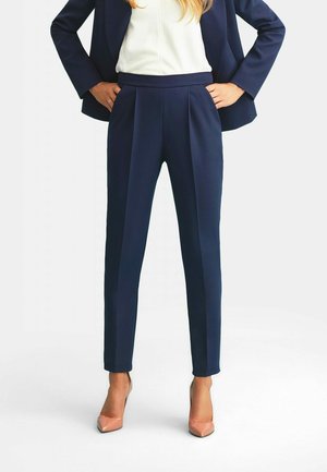 Trousers - navy blue