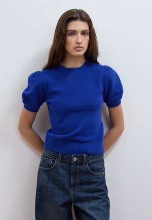 Les Copains, CREW-NECK TOP, REGULAR FIT - T-shirt basic - electric blue