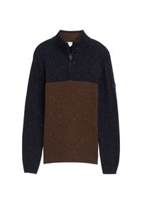 Unausgewählt, navy brown color block