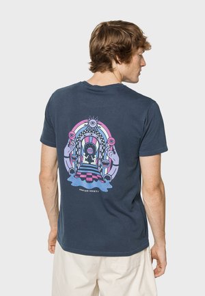 PLANET Z UNISEX - T-shirt print - navy blue