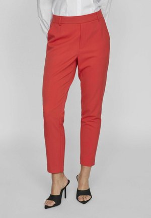 VIVARONE HW SLIM-NOOS - Pantalon classique - poppy red