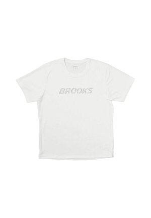 Brooks, DASH REFLECTIVE SHORT SLEEVE - Sports T-shirt - bone reflective