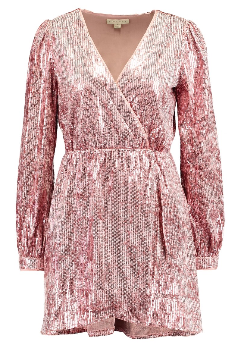 honey punch sequin dress Honey Punch Cocktail dress / Party dress - silver-coloured - (Pre-owned)
