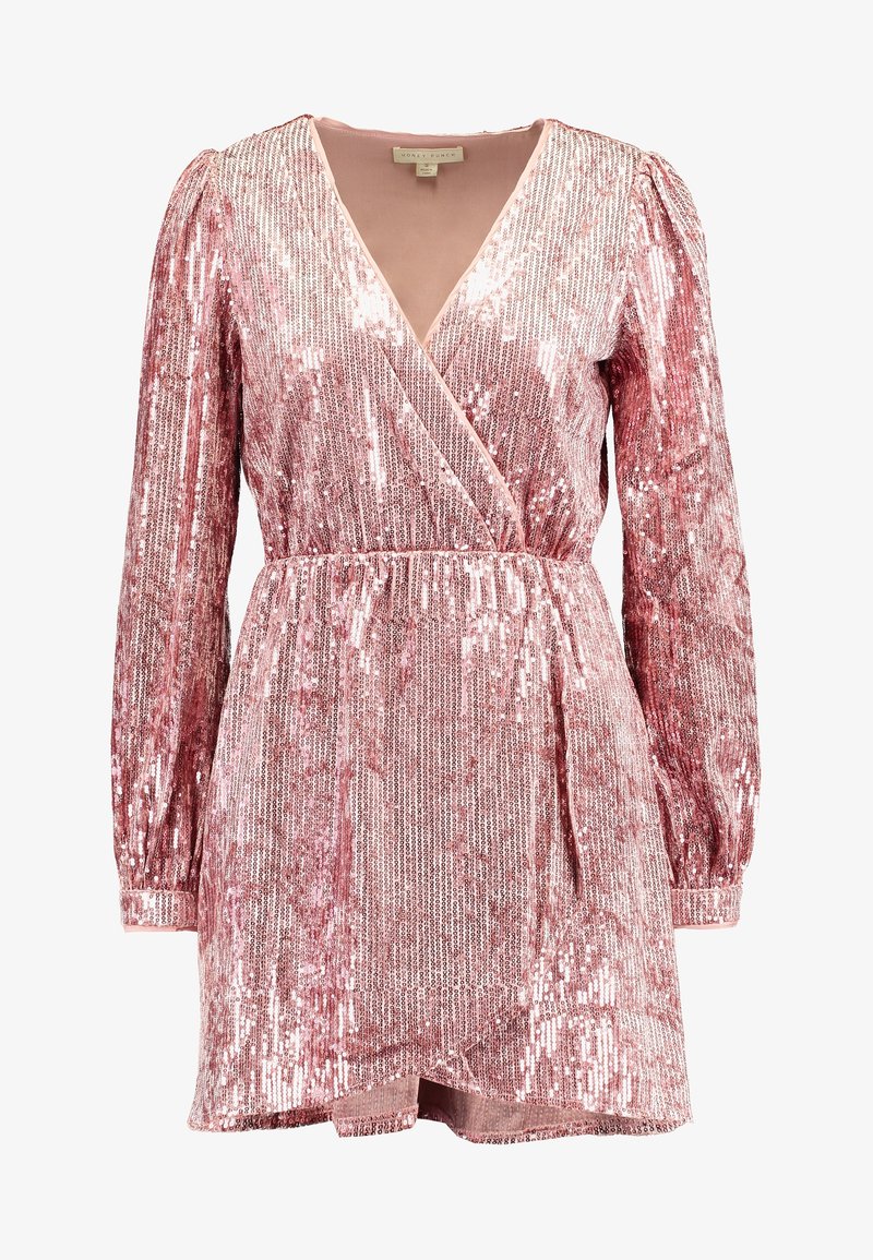 honey punch sequin dress Honey Punch Cocktail dress / Party dress - silver-coloured - (Pre-owned)