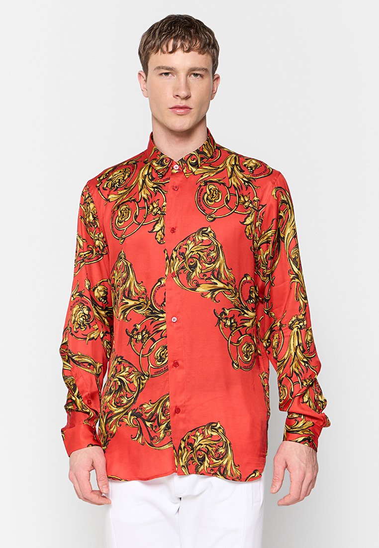 Versace Jeans Couture Overhemd oranje Versace Jeans Couture Overhemd oranje