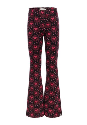 FLARED  BOHO HEARTS - Legging - zwart