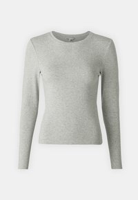 ONLRILEY ONECK NOOS - Pitkähihainen paita - light grey melange