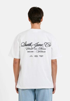 T-shirt print - white
