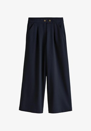 WIDE LEG - Hlače - navy