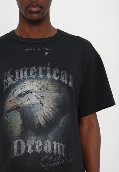 MISBHV AMERICAN DREAM - Μπλουζάκι με στάμπα - washed black