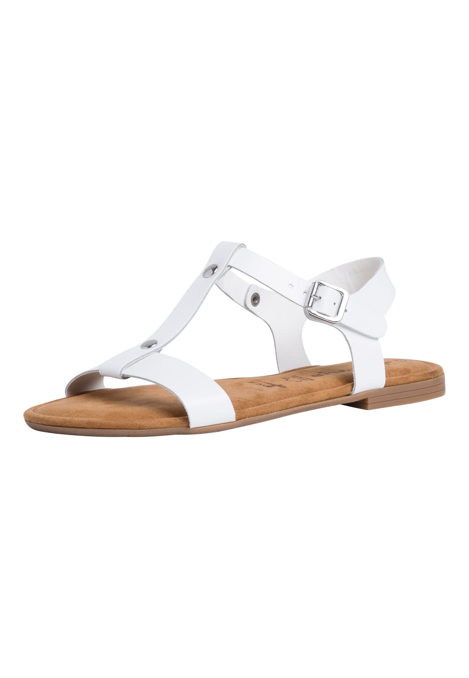 Tamaris Riemensandalette - white/weiß - Zalando.de