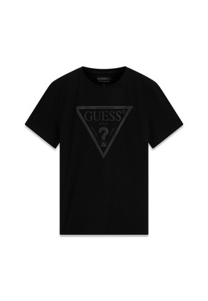 Guess, T-SHIRT MIT GEDRUCKTEM LOGO - Majica kratkih rukava s printom - schwarz