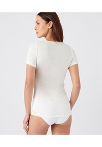 Damart MANCHES COURTES DOUCEUR THERMOLACTYL - Maglietta intima - blanc