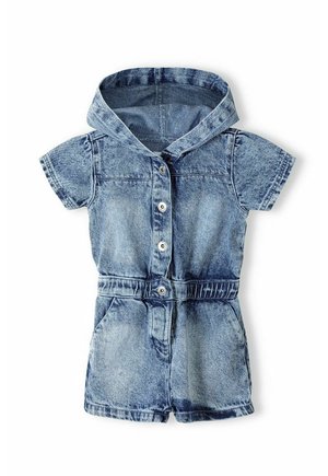 HOODIE AND SHORT LEG - Salopetă - blue denim