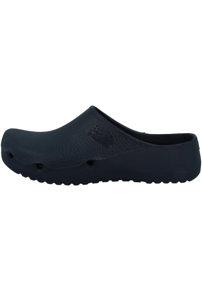 Mules Birkenstock Birkis Noires - Taille 42, Occasion Très Bon état En Cuir