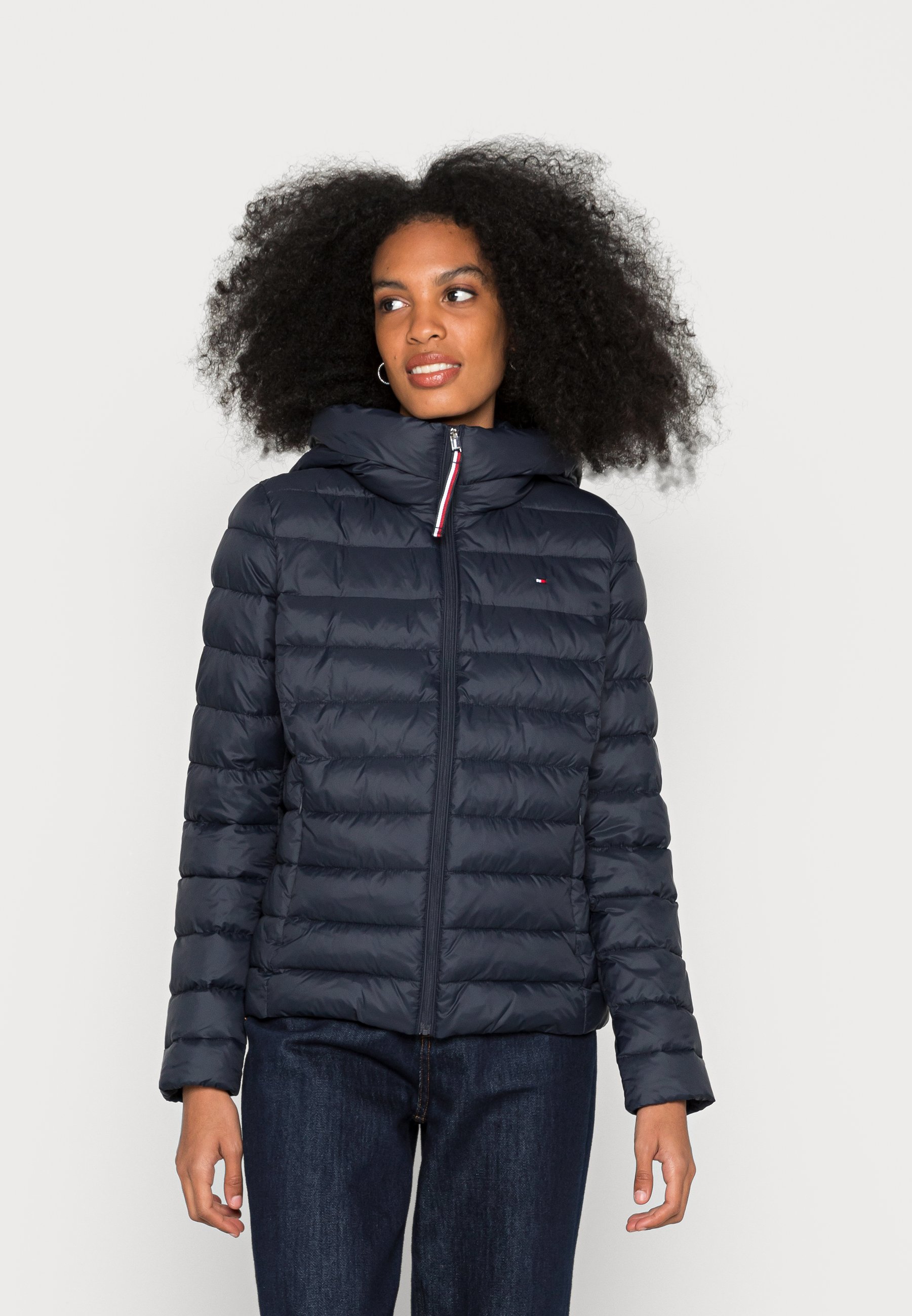 Tommy Hilfiger SORONA LOGO JACKET - Chaqueta invierno desert sky/azul marino - Zalando.es