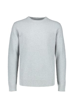 Lindbergh, LINDBERGH STRUCTURE O-NECK KNIT L/S - Jumper - grey mel