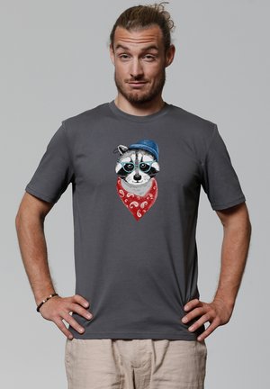 T-Shirt print - anthracite