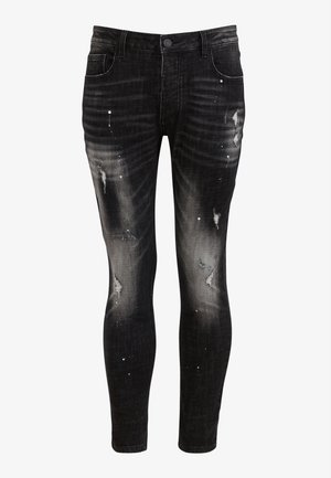 Alessandro Zavetti LEONELLI - Slim fit jeans - black wash