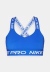 BRA - Športová podprsenka s nízkou podporou - hyper royal/white
