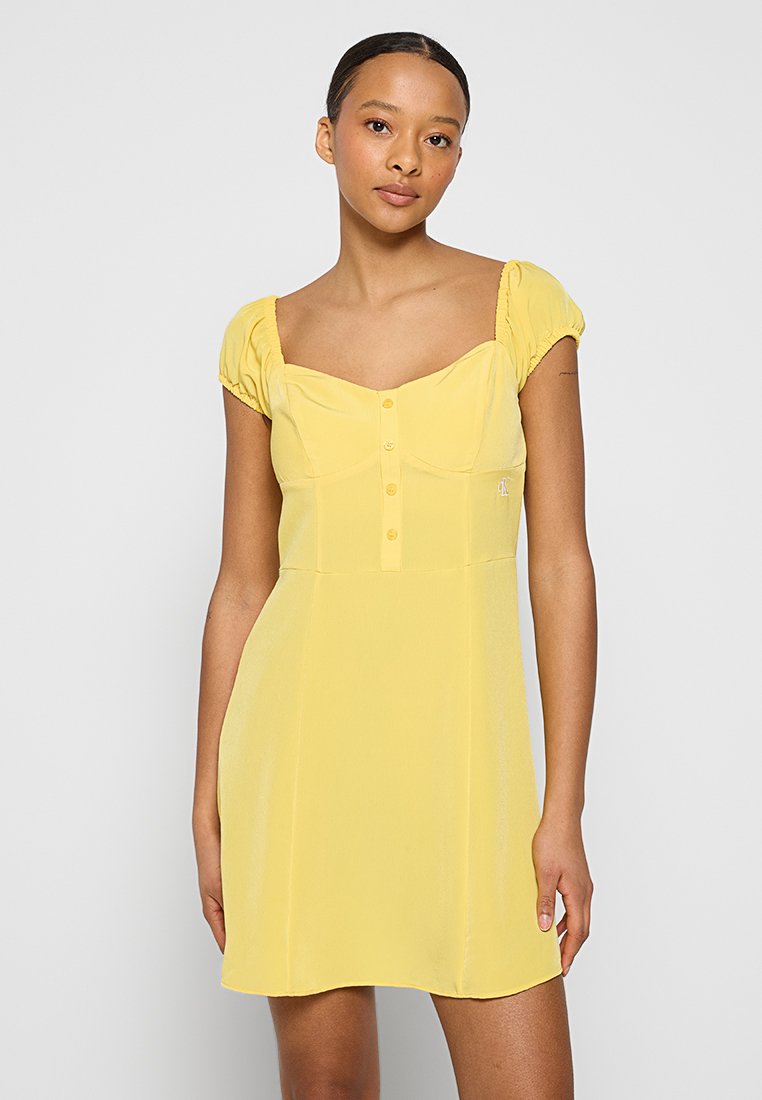 Calvin Klein Jurk geel Calvin Klein Jurk geel