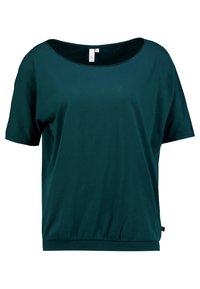 QS Triko s potiskem - teal