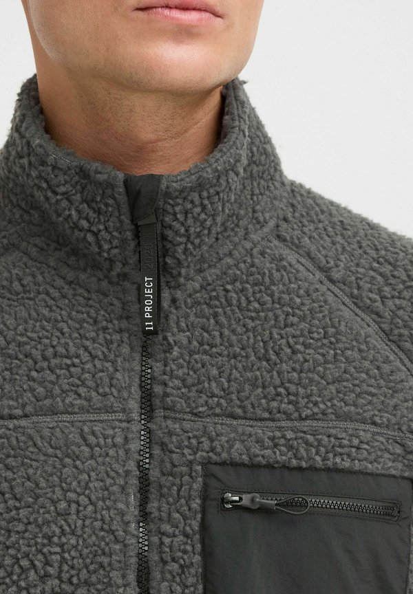 PRROMY - Fleece jacket - forged iron3