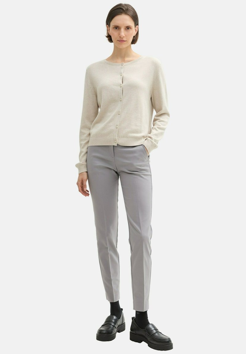 TOM TAILOR MIA SLIM - Chino kalhoty - explicit grey