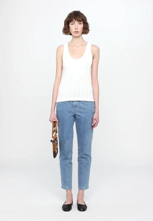 HALF PLACKET TANK - Top - ivory2