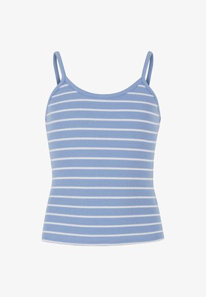 Urban Classics, STRIPED - Top - powderblue white