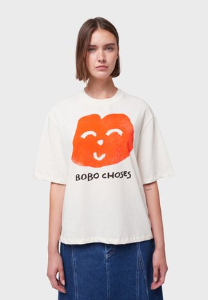 Bobo Choses JOYFUL FACE - T-shirt imprimé - white