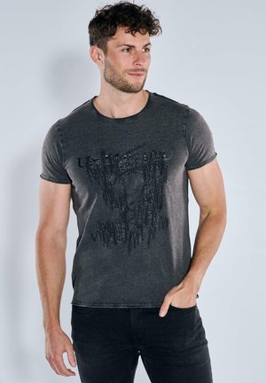 UNI - T-Shirt print - schwarz