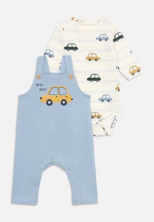 NBMVONNE OVERALL BOX SET - Montérky - dusty blue