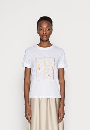 SIMONNE - T-shirt imprimé - pure white