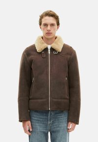 Giacca di pelle - brown