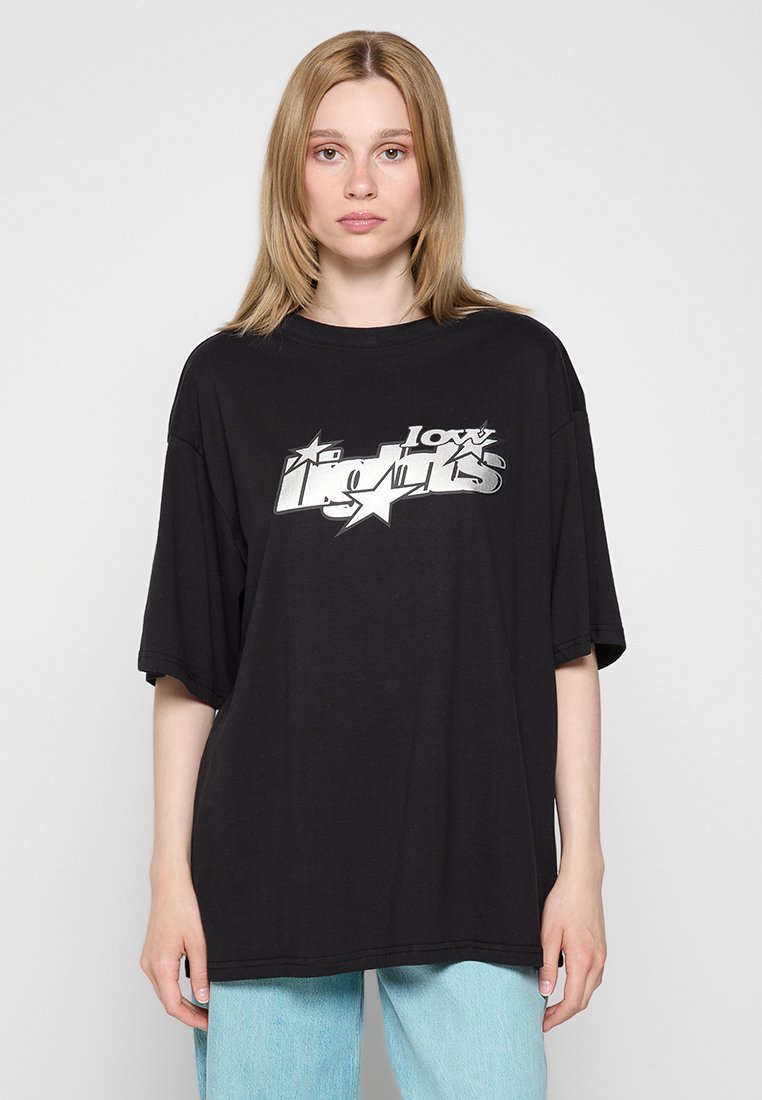 LOW LIGHTS STUDIOS® T-shirt print zwart
