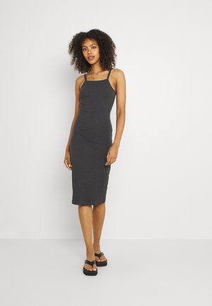 Robe en jersey - mottled dark grey
